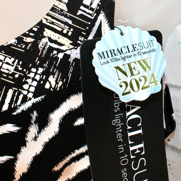 Miraclesuit Women's Tigre Sombra Escape Underwire One-Piece Swimsuit Size 10 NWT - Picture 8 of 10